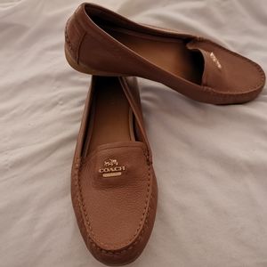 Authentic Coach Loafers Brown